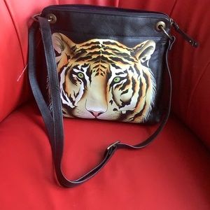 AnUschka cross body black purse
